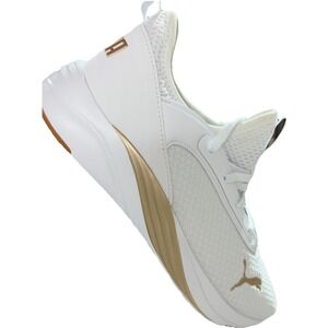 N2PUMA SoftRide Women's White Gold Mesh Running Shoes US 6.5 EUR 37 377580-10